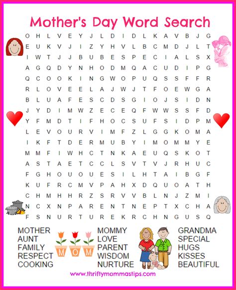 Free Printable Mother S Day Games